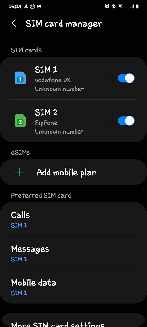 samsung smart card manager|sim card manager not showing.